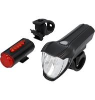 Fischer Fahrräder Fischer Fietsverlichting met extra vloerlamp (set, 3)