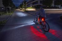 Fahrradbeleuchtung »FISCHER LED Beleuchtungsset mit 360° Bodenleuchte«, mit zusätzlicher Bodenleuchte
