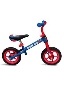 Skids Control loopfiets Spider Man 10 Inch Junior Rood/Blauw