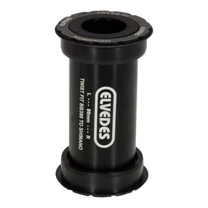 Elvedes bottom bracket T Fit BB385 Shimano zwart