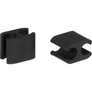 Elvedes kabelclips voor remkabels 5,0 / 2,5 mm zwart 50 stuks