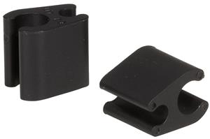 Elvedes kabelclips voor remkabels 4,1 / 4,1 mm zwart 50 stuks