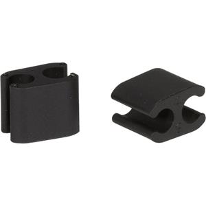 Elvedes kabelclips voor remkabels 5,0 / 5,0 mm zwart 50 stuks