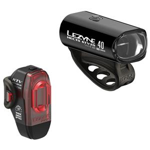 Lezyne LEZYINE Verlichtingsset Hecto Drive 40 + KTV, Fietslamp, Fietsverlichting