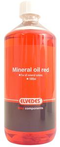 Elvedes mineraalolie (alle mineraalsystemen) 1000ml rood