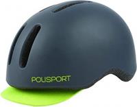 Polisport helm Commuter 58 61 cm grijs/geel