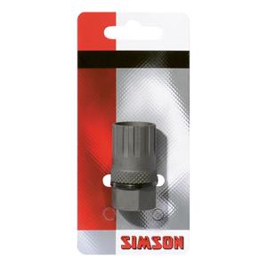 Simson freewheelafnemer 12,8 cm staal grijs