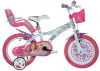 Dino Barbie 14 Inch 24 cm Meisjes Knijprem Wit/Roze