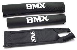 HZB padset BMX junior polyester zwart 3 delig