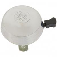 Dresco fietsbel standaard kroon 5 cm zilver