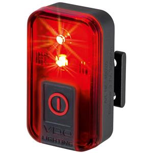 VDO achterlicht Eco light Red RL LED USB zwart 400 m