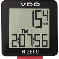 fietscomputer M Zero WR807 zwart/rood
