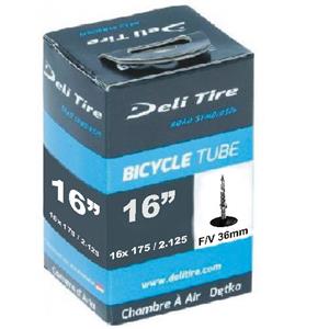 DeliTire binnenband 16 x 1.75/2.125 (40/54 305) SV 36 mm zwart