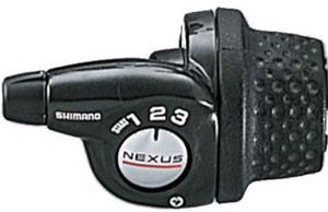 Shimano draaiversteller Nexus Revoshift 3S rechts zwart