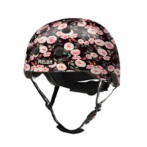 Melon kinderhelm Urban Active junior zwart/roze maat XXS/S