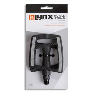 Lynx platformpedalen 9/16 inch antislip elektrische fiets zwart