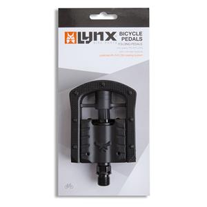 Lynx vouwpedalen 9/16 inch ZU-bearing antislip zwart