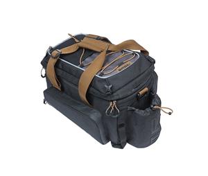 Miles Trunkbag XL Pro 9-36L Bagagedragertas Black brown