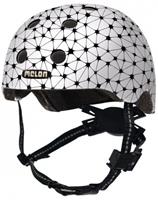 Melon fietshelm MR Synapse polycarbonaat wit mt 44 50 cm