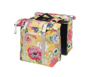 Basil Dubbele fietstas Bloom Field MIK 28-35L Geel