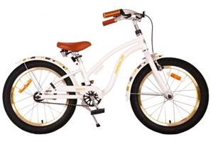 Volare Miracle Cruiser Kinderfahrrad - Mädchen - 18 Zoll - Weiß - Prime Collection weiß Gr. 16