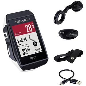 Sigma fietscomputer Rox 11.1 EVO 6,6 cm 1000 mAh zwart/wit