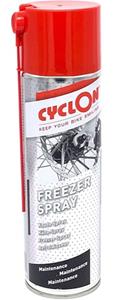 Cyclon spray Freezer 500 ml aluminium zilver/rood