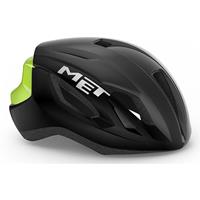 MET Strale Helm - Black Fluro Yellow Reflective