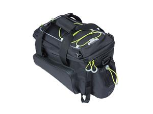 Basil Miles Trunkbag XL Pro 9-36L Bagagedragertas Black Lime