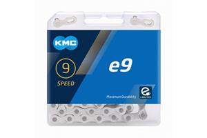 KMC E9 9 Speed E-Bike Chain - Silber  - 122 Links