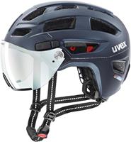 Uvex Finale Visor Variomatic Fahrradhelm GrÃ¶ÃŸe: 56-61 cm, 03 deep space mat)