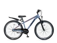 Crown Tokio Mountainbike 24 inch Grijs / Rood 3v