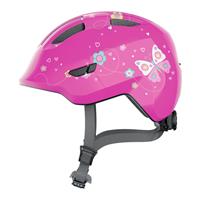 ABUS Fietshelm SMILE Y 3.0 roze vlinder-S