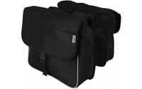 Edge Dubbele Fietstas Basic Shopper 32L Zwart