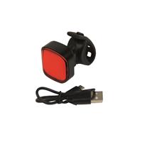 Urban Proof LED fiets achterlicht vierkant -USB oplaadbaar