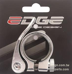 Zadelpenklem Edge ø31.8 Aluminium Met Snelspanner - Zilver