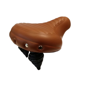 Selle comfort zadel Retro bruin ribbel XL, zonder strop. (werkplaatsverpakking)