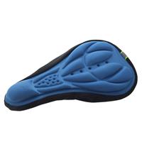 3D siliconen Lycra Nylon & Gel Pad fiets zadel Stoelhoes zachte kussen past voor soorten Bikes(Blue)