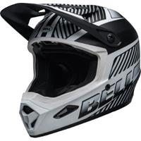 Bell Transfer Full Face Helmet 2022 - Matte Black-White
