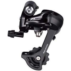 microSHIFT R9 RD-R43M 9-10 Speed Rear Derailleur - Schwarz}  - Medium Cage}