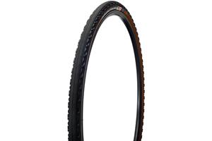 Challenge Gravel Grinder Tubeless Vulcanised Tyre - Black-Brown}  - Clincher