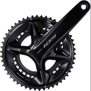 Shimano 105 R7100 12 Speed Double Chainset - Schwarz}  - 50.34t}