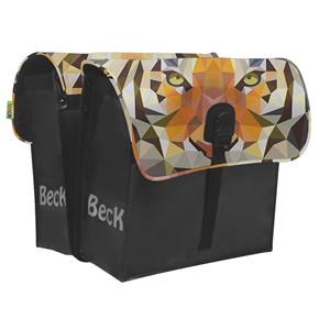 Beck Dubbele Fietstas Small Tiger