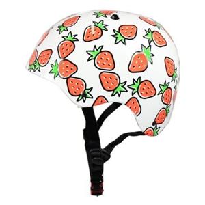 Kiddimoto Kinder Fietshelm Strawberry ( 53-58 cm)