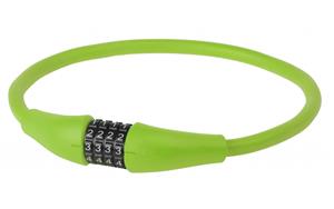 M-wave Kabelcijferslot  Silicon 900*12mm Groen