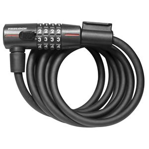 Trelock SK312 spiraalkabelslot code 180/12mm Zwart