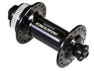 Shimano deore voornaaf disc centerlock 36g Zwart