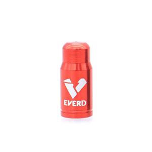 30 PCS EVERD ZH419 Mountain Road Bike Aluminum Alloy Air Mouth Cap Car Tire Dust Door Cover Colour: Presta (Red)