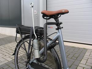 M-Wave M Wave hondenlijn voor fiets met fietsbeugel 92 cm rood/zwart