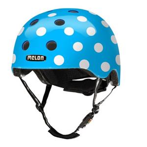 Melon helm Dotty Blue XL-XXL (58-63cm) blauw